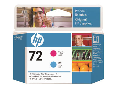 HP 72 Druckkopf magenta und cyan Vivera