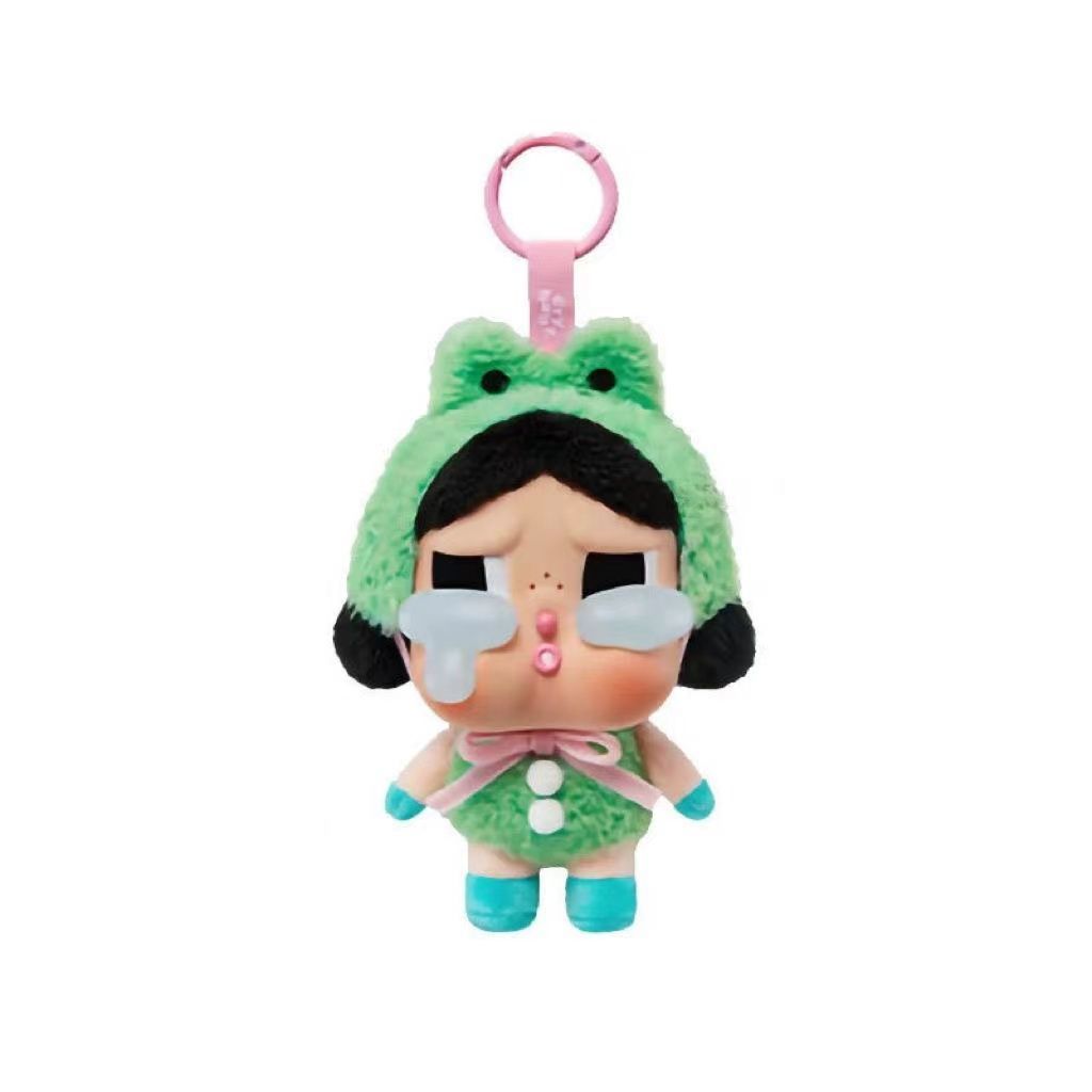 Weinendes Baby CRYBABY Tears Series Vinylpuppe Puppe Schlüsselanhänger Blind Box Kleines Spielzeug grün