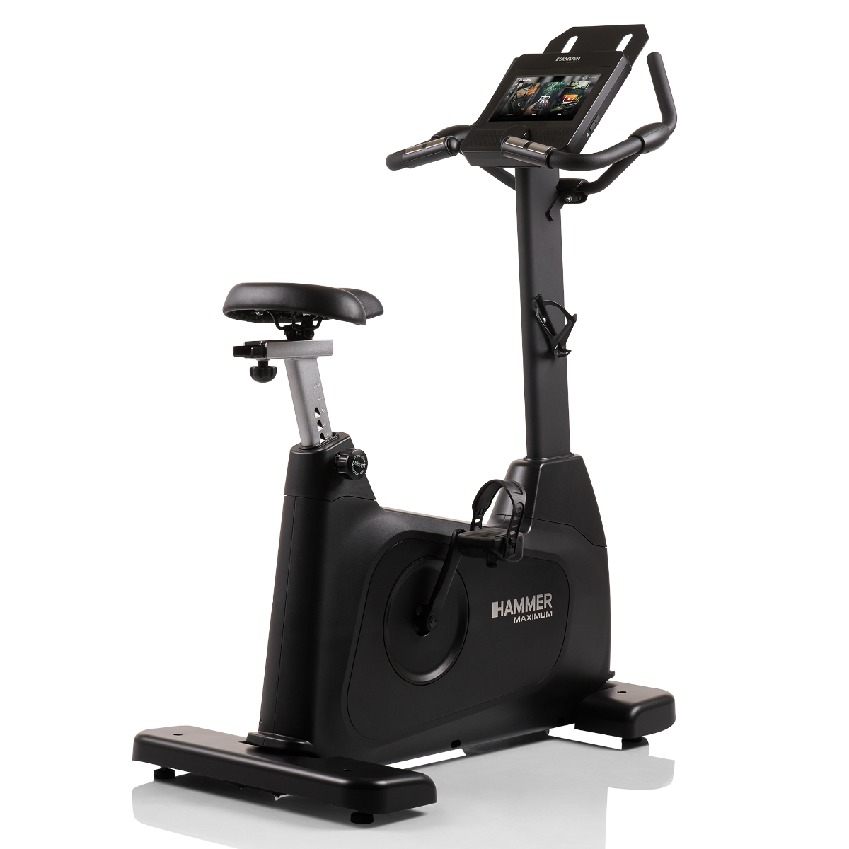 Ergometer UB 8000 '25 | Premium-Ergometer | 10.1"" Touchscreen | geräuschlose Induktionsbremse, wartungsfrei | Studioqualität, HAMMER MAXIMUM