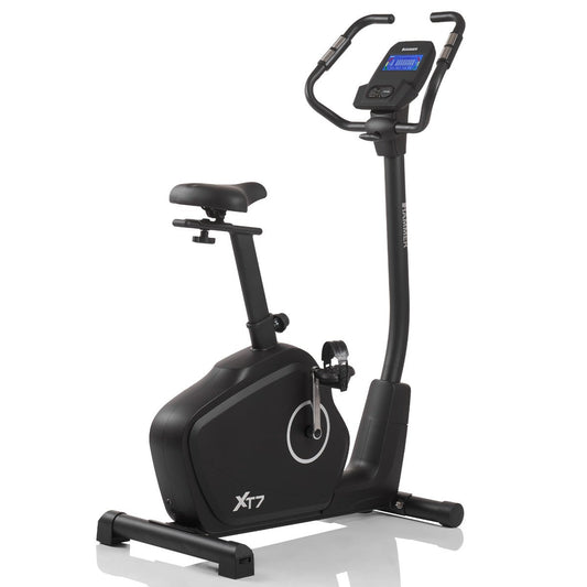 Ergometer Cardio XT7, leiser Hometrainer, tiefer Einstieg, verstellbarer Comfort-Sattel, Heimtrainer Fahrrad mit 8 KG Schwungmasse Fitnessbike HAMMER