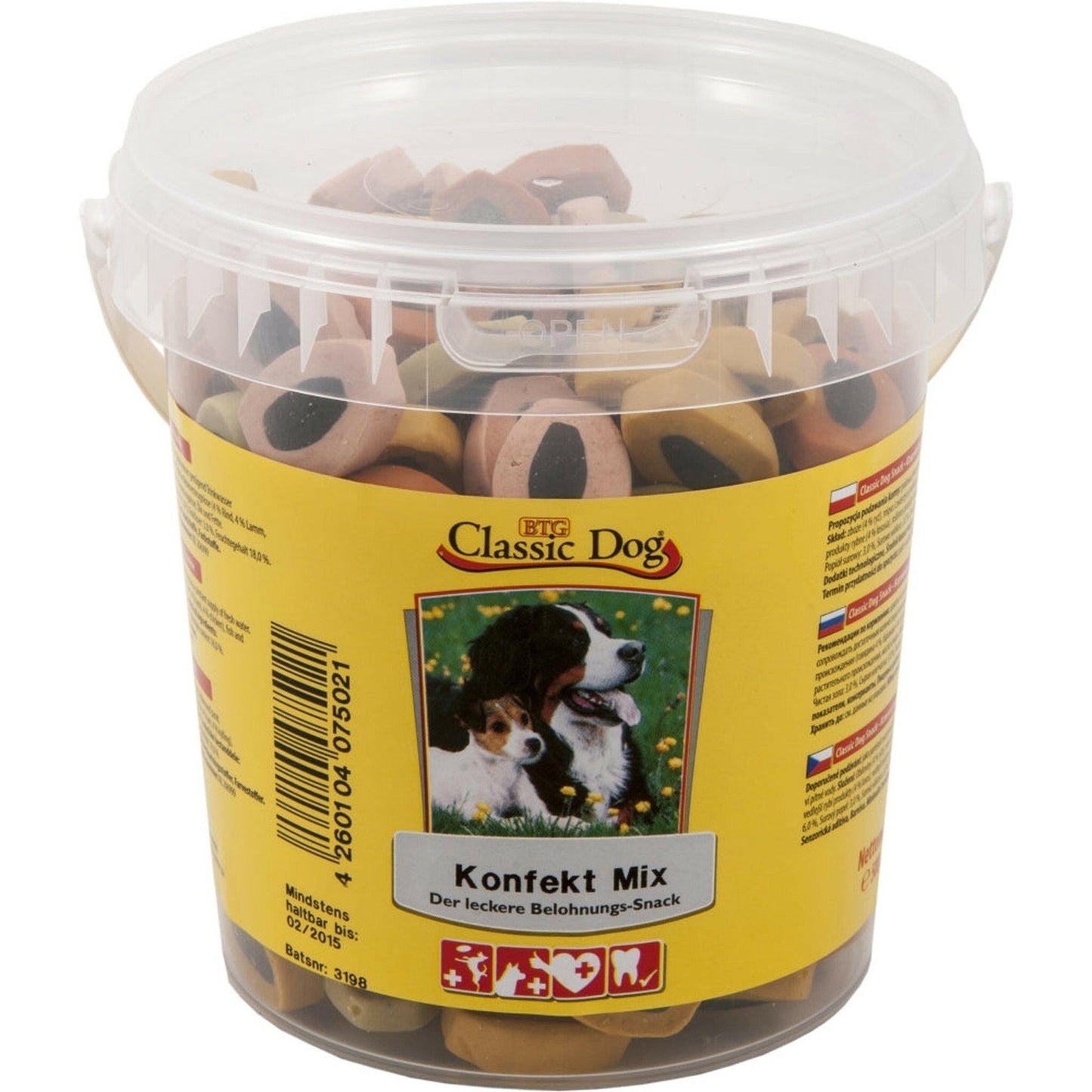 Classic Dog Snack Eimer 500g
