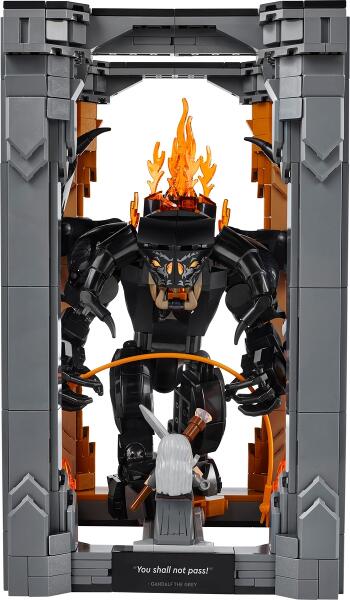 LEGO® Icons 10367 Der Herr der Ringe: Balrog™ Bücherstütze