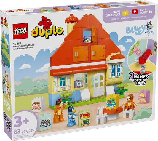 LEGO® DUPLO 10459 Blueys Familienhaus mit Memory-Spiel