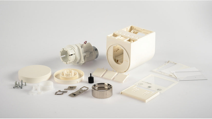 Leergehäuse und Antriebsmotor für Homematic Heizkörperthermostat HM-CC-RT-DN