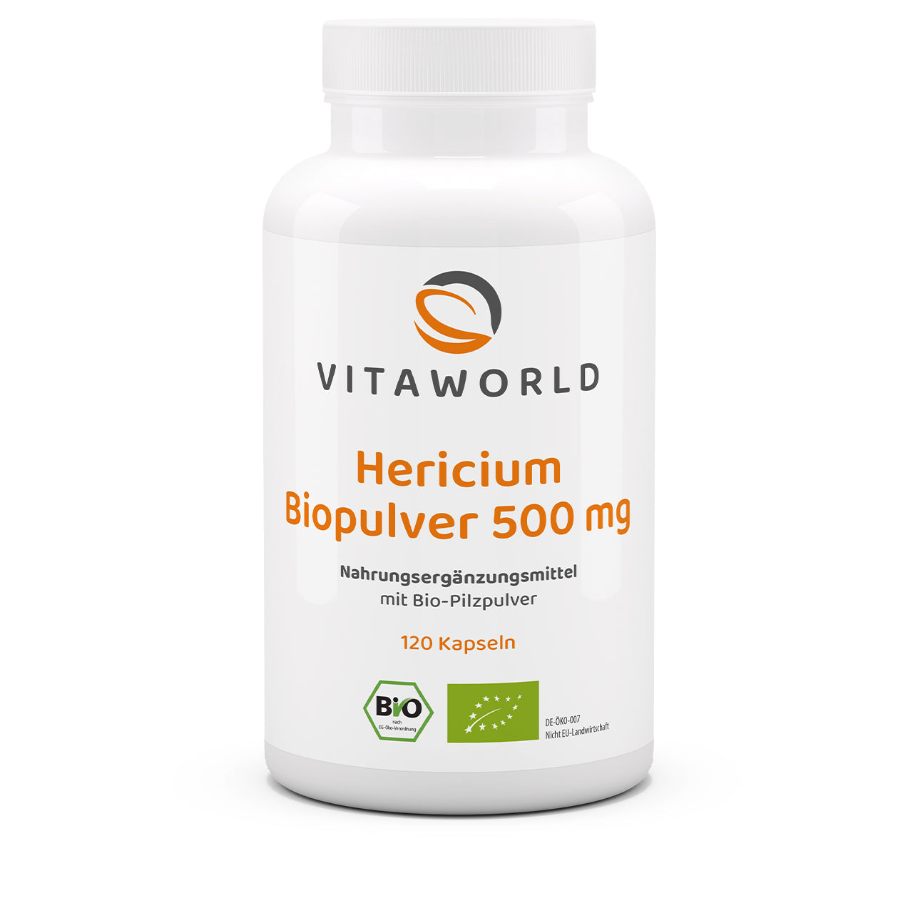 Hericium Biopulver 500 mg (120 Kps)