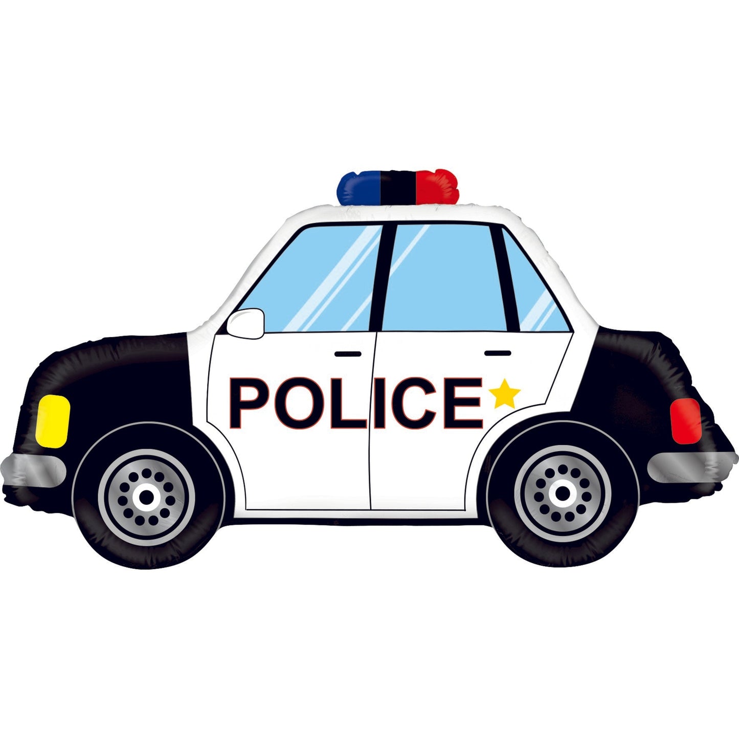 Polizeiauto Folienballon