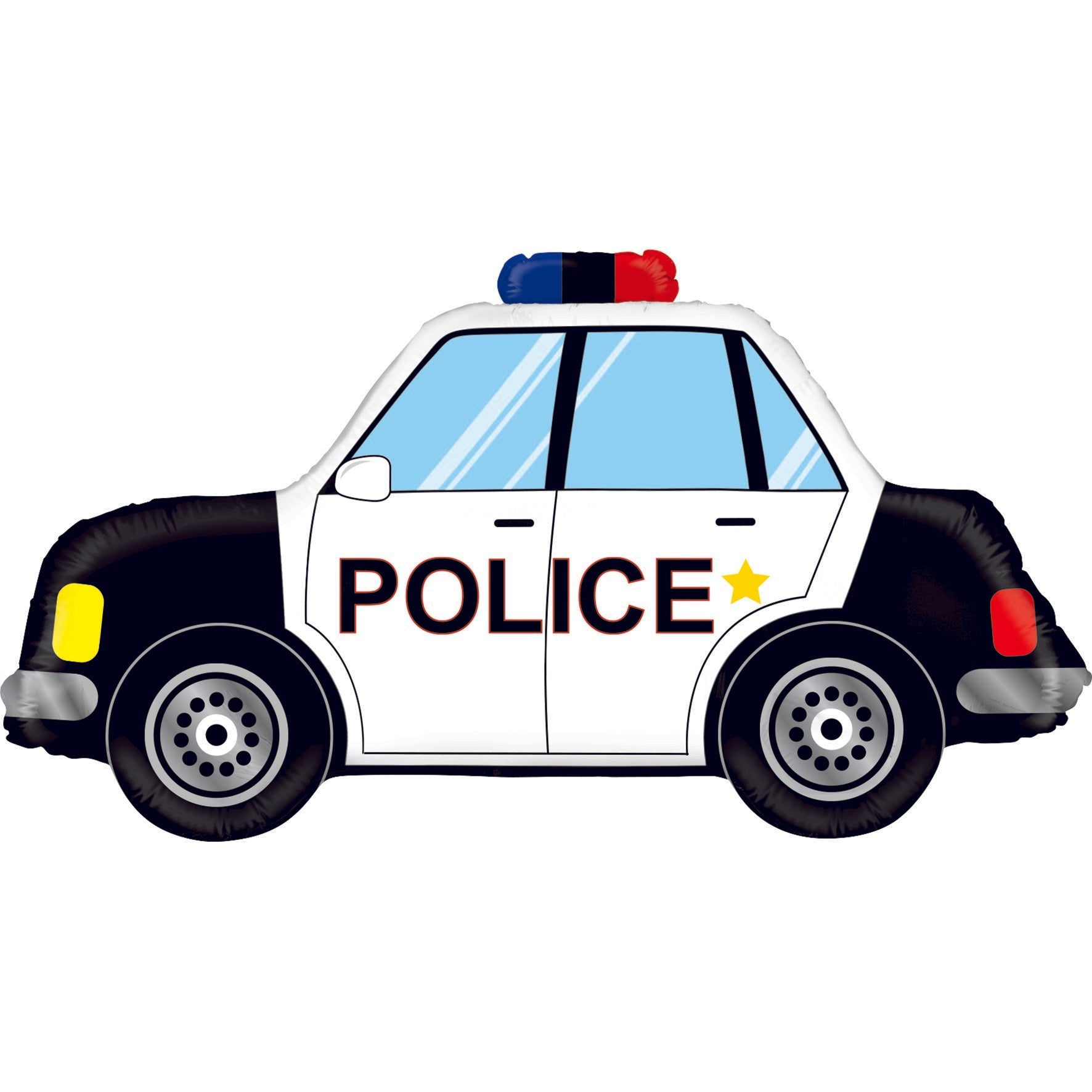 Polizeiauto Folienballon