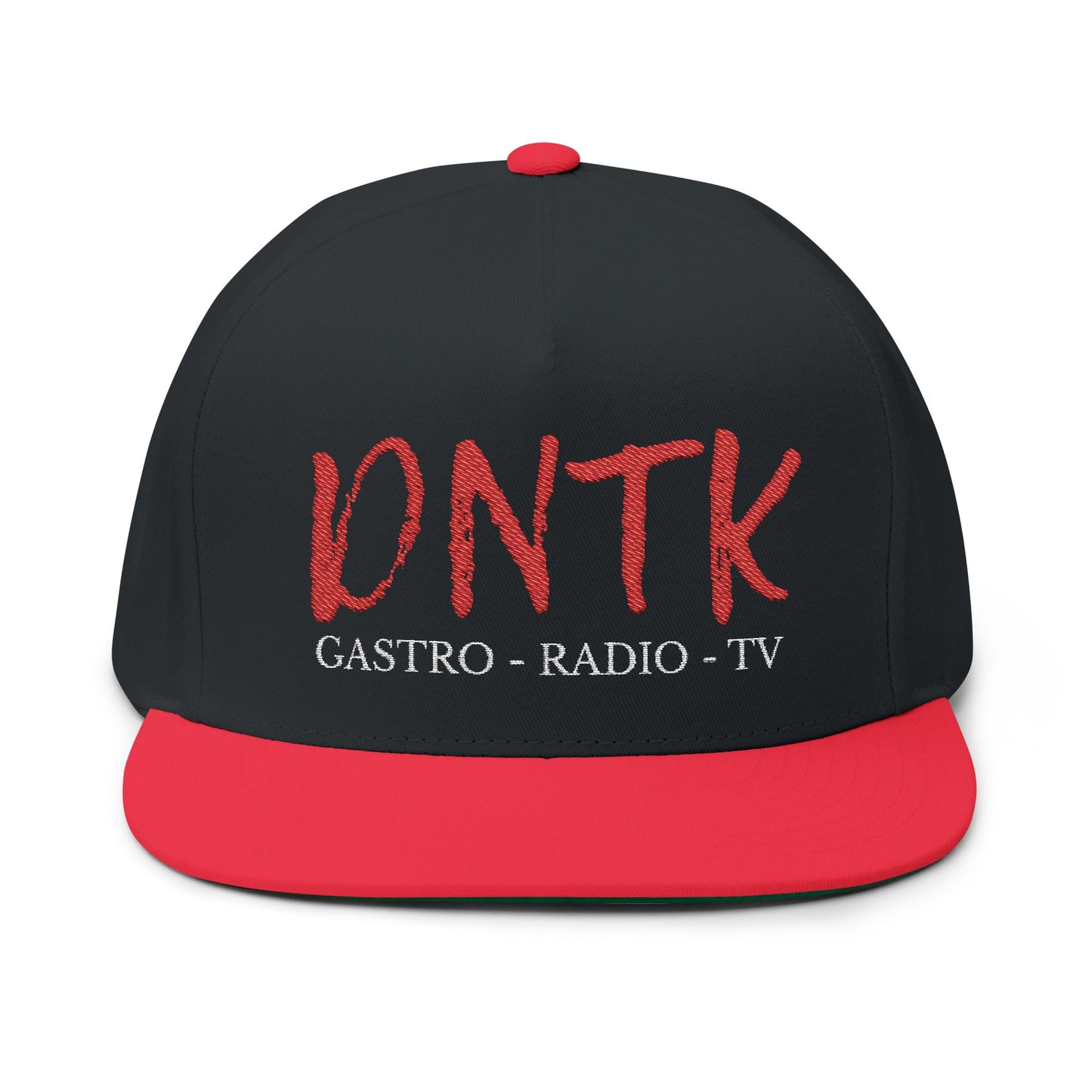 DNTK Flat Bill Cap - Gestickt