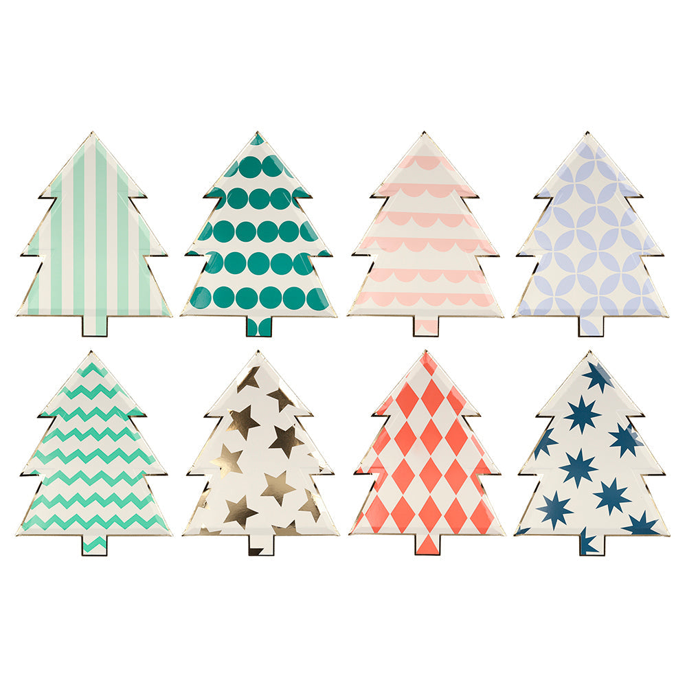 Weihnachtsbaum Pappteller