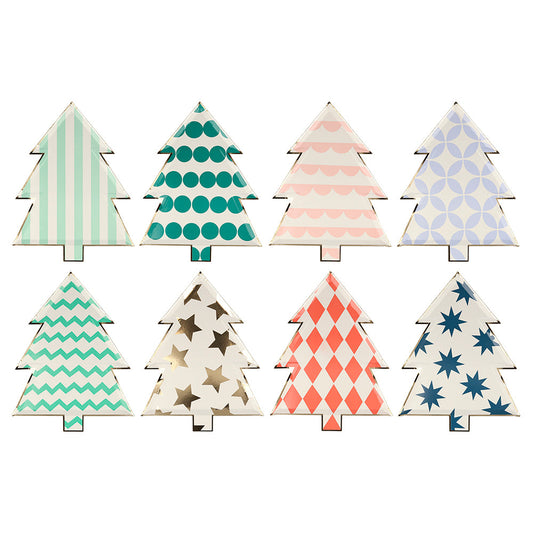 Weihnachtsbaum Pappteller