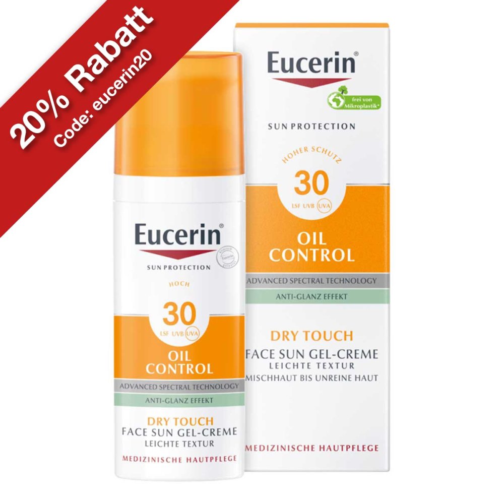 Eucerin Sun Oil Control Face Sun Gel-Creme LSF 30
