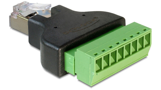 Delock Adapter Terminalblock > RJ45 Stecker
