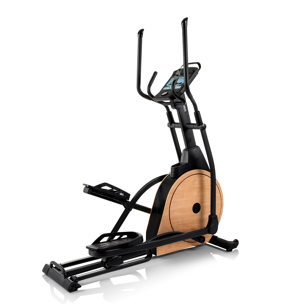 HAMMER Ellipsentrainer CrossPace 7.0 NorsK | Holz-Design | 10.1" Touchscreen | Kinomap/Zwift