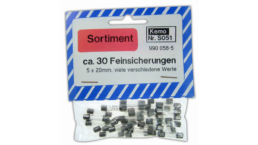 Kemo Sicherungen ca. 30 Stück S051