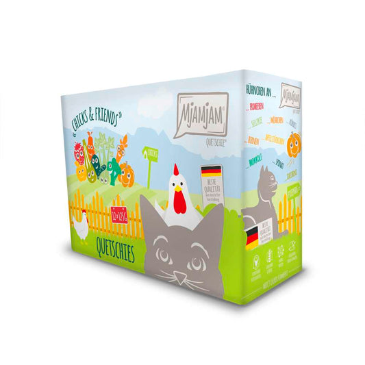 MjAMjAM Cat - Chicks & Friends MP 12x125g