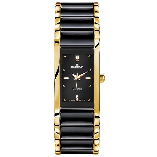 Dugena Uhr Damen Quadra Ceramica 4460591