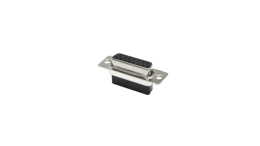 econ connect Sub-D-Buchsenleiste BU15CR, 15-polig, Crimpmontage