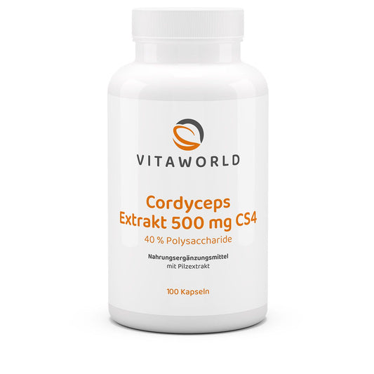 Cordyceps Extrakt CS4 500 mg 40% Polysaccharide (100 Kps)