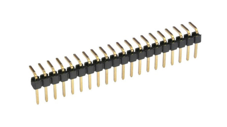 econ connect Stiftleiste SL25WS2GC, 1x 2-polig, gewinkelt, RM 2,54 mm