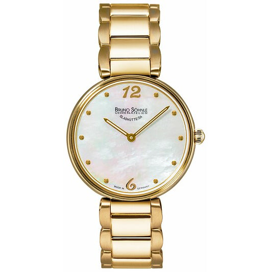 Bruno Söhnle Glashütte Uhren-Serie 17-33185-950 Damenuhr Salerno