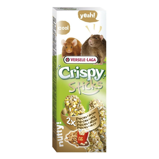 Crispy Sticks Ratten-Mäuse Popcorn & Nüsse 2 Stück 110g