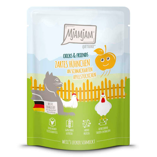 MjAMjAM Cat - Chicks+Friends Pouch 6x300g
