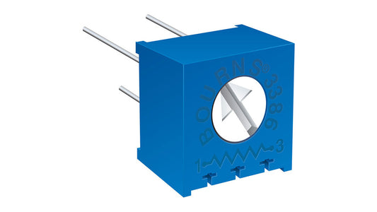 Bourns Trimmer 3386F-1-502LF, liegend, 5000 Ohm