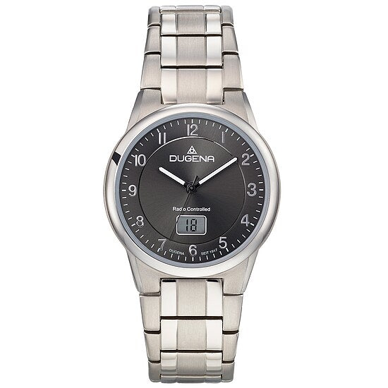 Dugena Herrenfunkuhr der Uhrenserie Funk Titan, Ref.Nr. 4460835