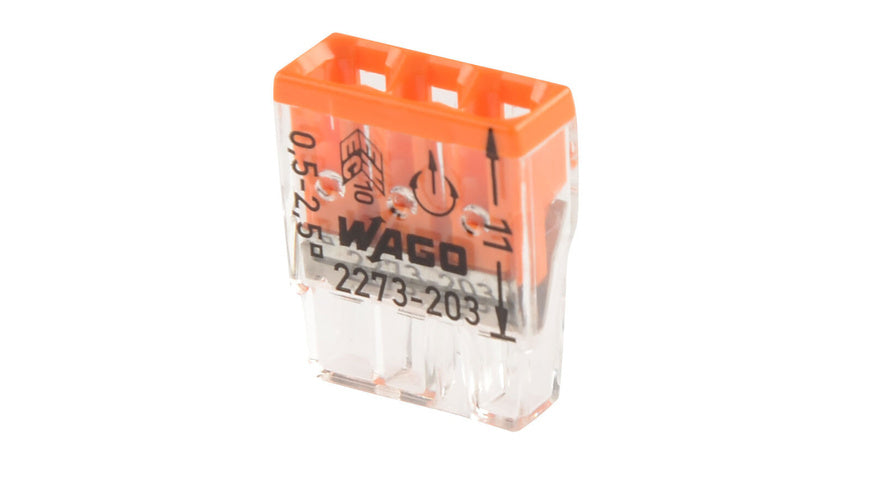 Wago Compact 2273-203 Verbindungsklemme, 3pol., 100 Stück
