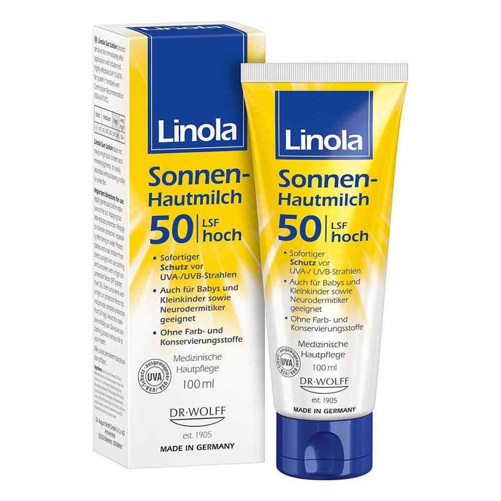 Linola Sonnen-Hautmilch Lsf 50