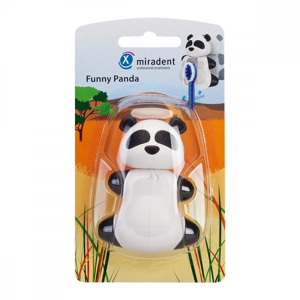 Miradent ZahnbÃ¼rstenhalter Funny Snapper Panda