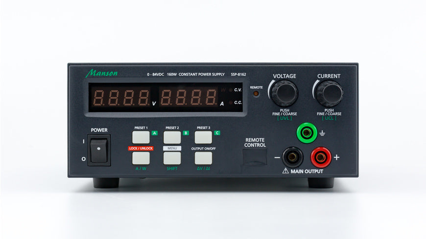 Manson Laborschaltnetzteil SSP-8160 (0-42 V / 0-10 A) mit USB-Schnittstelle, programmierbar