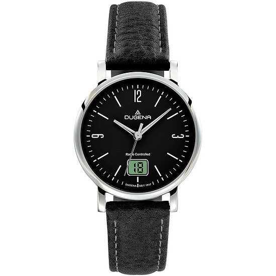 Dugena Damenfunkuhr der Uhrenserie Mondo Funk Edelstahl, Ref.Nr. 4460848