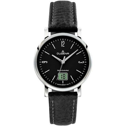 Dugena Damenfunkuhr der Uhrenserie Mondo Funk Edelstahl, Ref.Nr. 4460848