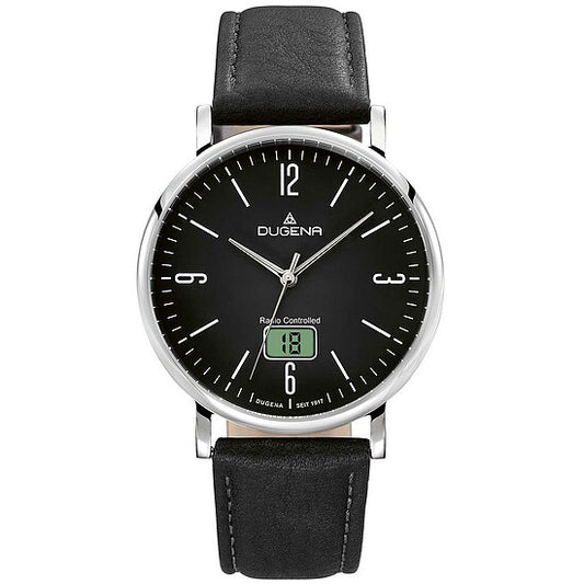 Dugena Herrenfunkuhr der Uhrenserie Mondo Funk Edelstahl, Ref.Nr. 4460844