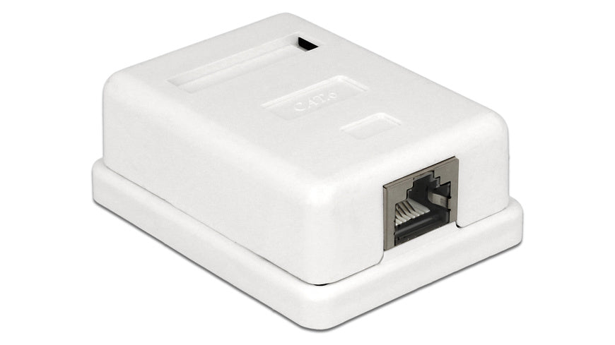 Delock Netzwerk Dose 1xRJ45 LSA werkzeugfrei Cat.6
