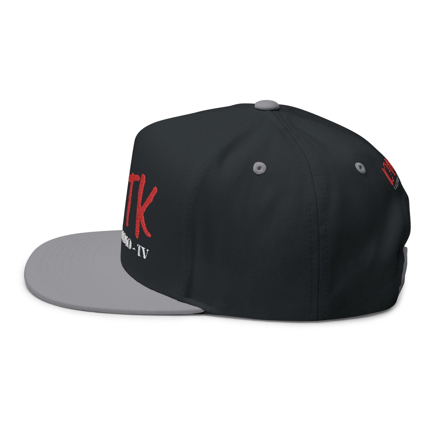 DNTK Flat Bill Cap - Gestickt