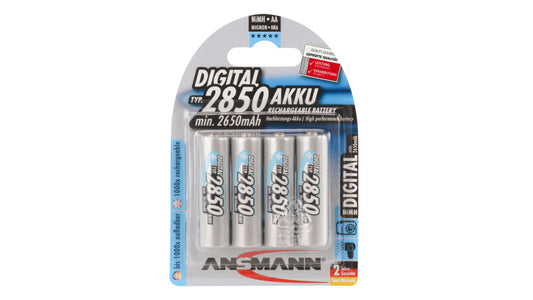 Ansmann DIGITAL NiMH Akku, Mignon AA, Typ 2850, R6 4er-Pack
