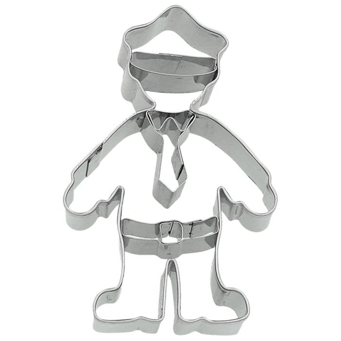 Ausstechform Polizist