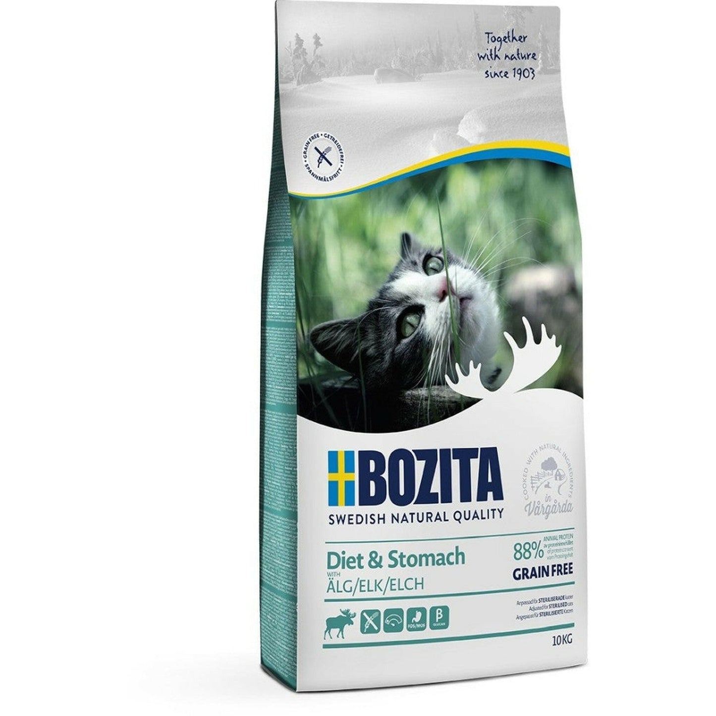 Bozita Katze Diet & Stomach Grain free Elk