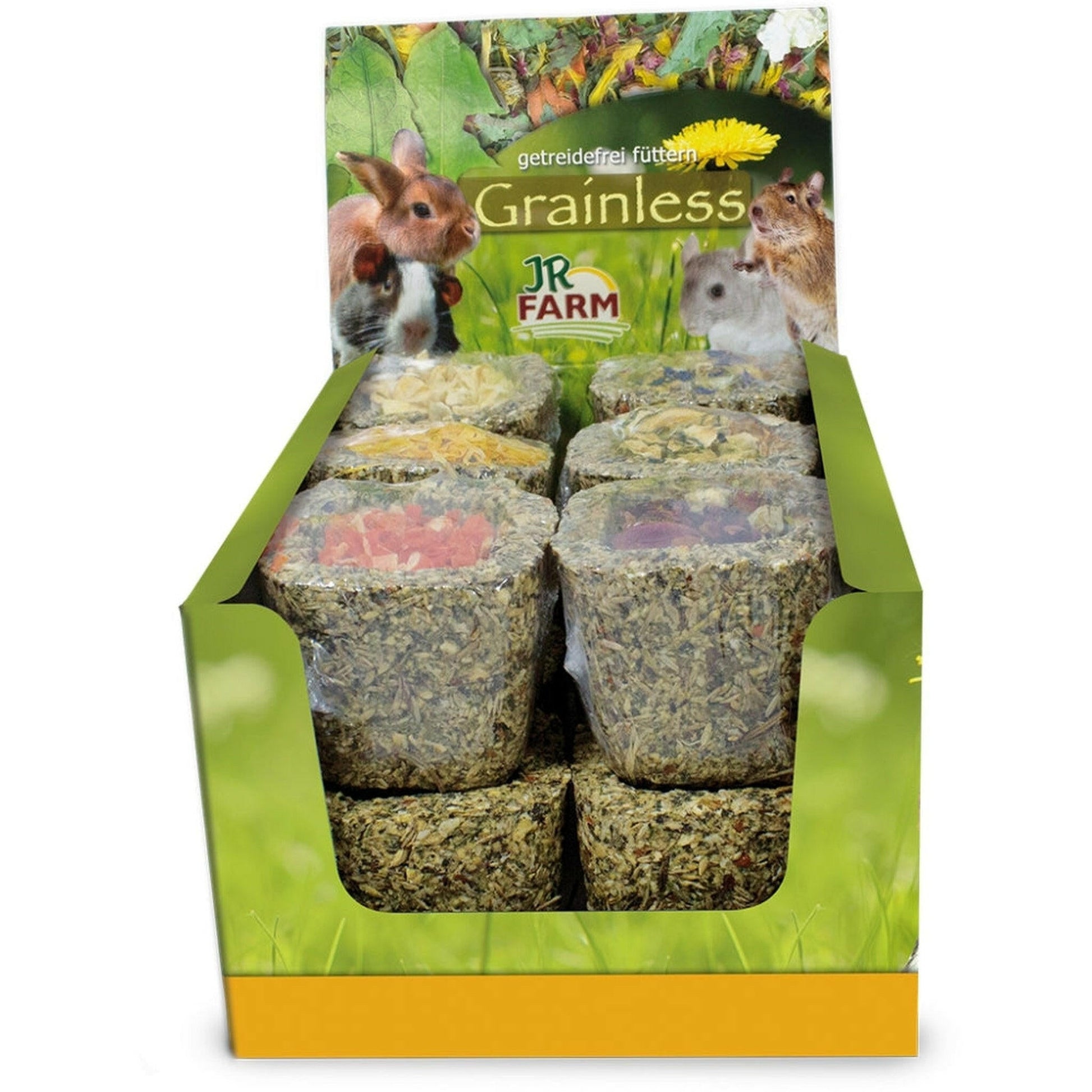 JR Grainless Knabber-Napf gemischt 12x75g