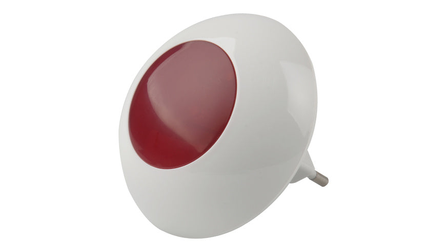 ELV Netzbetriebene Innensirene für Schaltsteckdose, 90 dB, LED-Blitz, 230 V AC, IP20