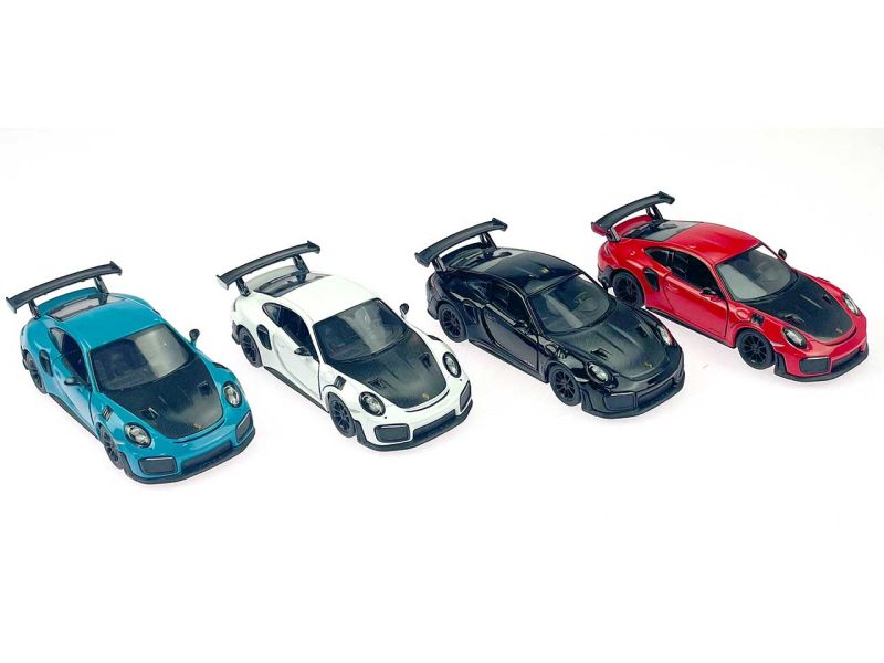 goki Porsche 911 GT2 RS mit Rückzugmotor, Maßstab 1:36, Farbe frei wählbar