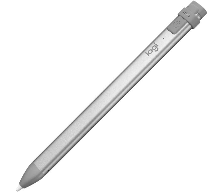 Logitech Crayon Lightning - Digitaler Zeichenstift kabellos grau für iPad