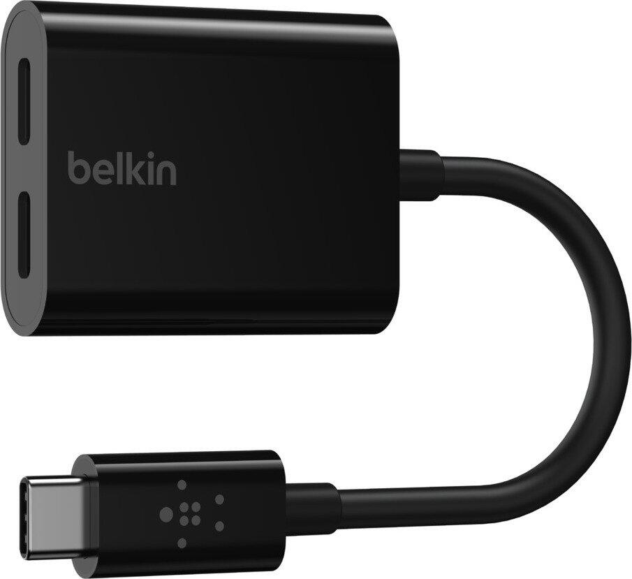 Belkin ROCKSTAR™ USB-C Audio- und Ladeadapter, schwarz