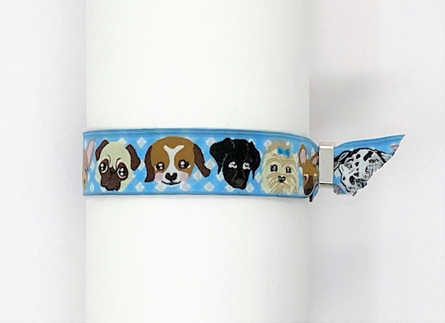 Einlassband Hunde blau