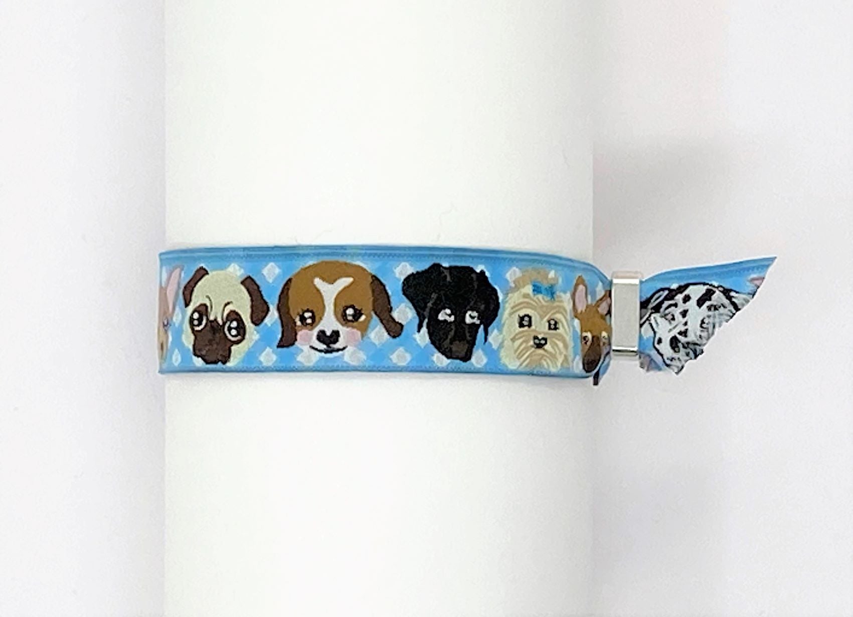 Einlassband Hunde blau
