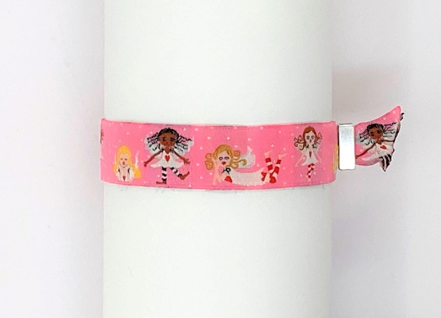 Einlassband rosa Engel