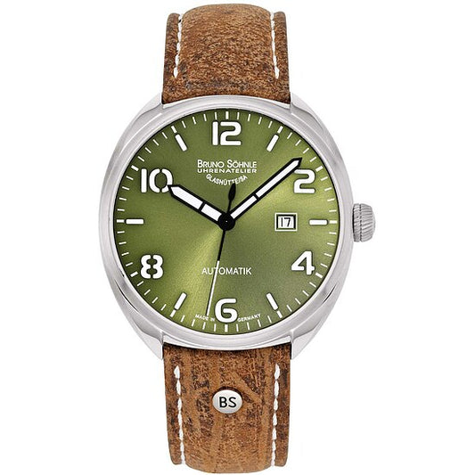 Bruno Söhnle Glashütte Uhren-Serie 17-12210-661 Herrenuhr mit Automatikwerk der Serie La Spezia 2