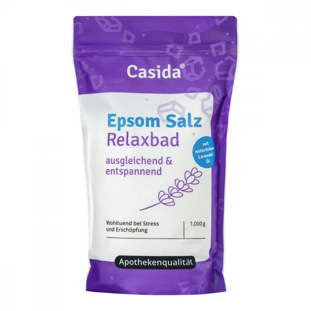 Epsom Salz Relaxbad mit Lavendel